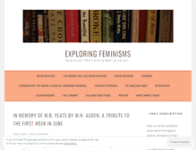 Tablet Screenshot of exploringfeminisms.com